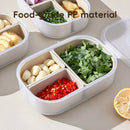Ljojo 3-Grid Refrigerator Food Storage Box for Kitchen Fresh-keeping