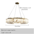 Gold Stone Ceiling Lamp Luxury Marble Lighting Copper Bedroom Decor by Ljojo