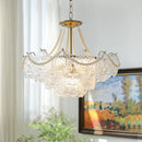 Ljojo Light Luxury Crystal Chandelier for Living Room, Bedroom, Dining Room