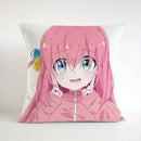 Ljojo 45x45 Decorative Pillowcases for Sofa Pillows - Bocchi Rock Theme
