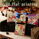 Christmas Cartoon Pattern Pillow Covers by Ljojo - For Sofa, Bedroom, Car