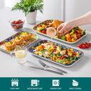 Ljojo Long Plate Set - 3 Sizes Rectangular Ceramic Salad & Dessert Plates