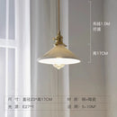 Ljojo Japanese Minimalist Brass Retro Chandelier for Tavern Restaurant Bar Bedroom Decor