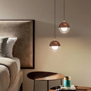 Modern LED Wood Glass Pendant Light for Bedroom, Restaurant, Bar - Ljojo