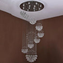 Ljojo Luxury Crystal LED Chandelier for Large Villa, Hotel, Kitchen, Staircase & Bedroom