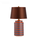 Blue Ceramic Desk Lamp Modern Bedroom Living Room Creative Personality Ljojo Desk Lamp
