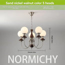 Ljojo Minimalist French Style Chandelier for Living Room Master Bedroom Lighting Fixtures