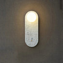 Ljojo Marble Sconce: European Luxury Green Wall Lamp for Bedroom & Living Room
