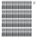 Ljojo 100PCS Plastic Fruit Fork Set for Home, Restaurant, Picnic, Camping - Reusable