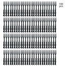 Ljojo 100PCS Plastic Fruit Fork Set for Home, Restaurant, Picnic, Camping - Reusable