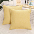 Ljojo Linen Chenille Pillow Case 50x50cm - Comfortable Decorative Cushion Cover