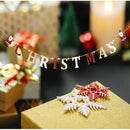 Ljojo Merry Christmas Hanging Banner Ornament: Xmas Home Decoration & Party Gift