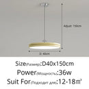 Modern Chandeliers Flat Pendant Lamp For Living Room Kitchen Dining Office by Ljojo