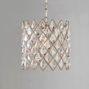 Luxury Gold K9 Crystal Chandelier for Bedroom Dining Room | Elegant Round Pendant Light by Ljojo