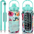 Ljojo 2L Insulated Water Bottle Sleeve - Large Capacity Portable Holder Bag