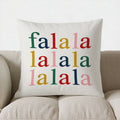 Ljojo Merry Bright Christmas Ornament Pillow Cover for Sofa Bedroom Car