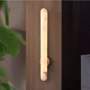 Ljojo Marble Wall Lamp: Luxury Copper Lighting for Living Room, Bedroom, and Corridor