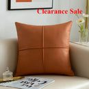 Ljojo Light Simulation Leather Thickened Throw Pillow