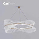 Nordic Modern Luxury Circle Chandelier Lighting Fixture for Bedroom Dining Living Room by Ljojo