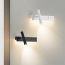 Modern Nordic LED Wall Lamp with Switch USB - Indoor Lighting Sconce for Bedroom, Living Room by Ljojo
