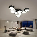 Nordic Designer LED Ceiling Lamp with Remote Dimming - Modern Lustres for Living Room and Bedroom by Ljojo