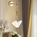 LED Wall Lamp Modern Creative Nordic Butterfly Wall Light by Ljojo