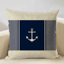 Ljojo Marine Cotton Fish Cushion Cover 45x45CM Square Home Decor Pillow Case