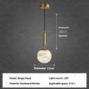 Ljojo Marble Chandelier Pendant Light Set