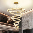 Ljojo Luxury Crystal Chandelier | Modern Dining Room Pendant Light Fixture