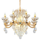 European Style Duplex Chandelier with Crystal Accents - Ljojo