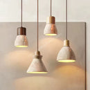 LED Hanging Lamp Yellow Travertine for Kitchen Island Dining Room Chandelier Ljojo