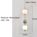 LED Pendant Light White Glass Ball Hanging Lamp 4000K for Dining Room Kitchen by Ljojo