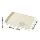 Ljojo Plastic Stackable Food Storage Tray Large Capacity Organizer