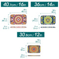 Ljojo Long Plate Set - 3 Sizes Rectangular Ceramic Salad & Dessert Plates