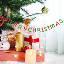 Ljojo Merry Christmas Hanging Banner Ornament: Xmas Home Decoration & Party Gift