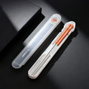 Ljojo 316 Stainless Steel Chopsticks Pair With Box, Anti-Slip Reusable Sushi Stick