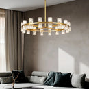 Vintage Living Room LED Pendant Light Crystal Lamp Brass/chromium/black Metal Dining Room Atmosphere Lighting by Ljojo