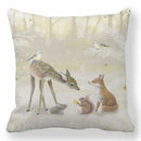 Ljojo Merry Christmas Pillowcase Cushion Cover for Festive Home Decor