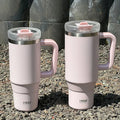 Ljojo 40oz Tumbler Cup Stainless Steel Insulated Coffee Mug with Straw