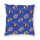 Evil Eye Black Art Cushion Cover Mystery Spirit Pillowcase by Ljojo