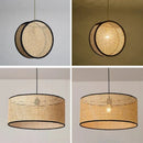Japanese Bamboo Woven Rattan Chandelier Pendant Lamp - Modern Minimalist Restaurant Homestay Decor by Ljojo