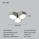 Ljojo Modern Geometry Led Ceiling Lamp Dimmable Chandeliers for Living Room Nordic Home Decor