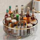 Ljojo 360 Rotating Spice Rack Organizer with Storage Bin
