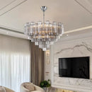 Gray Murano Glass Pendant Chandelier for Dining Bedroom Living Room by Ljojo