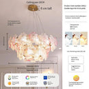 Ljojo Luxury Glass Crystal Chandelier for Living Room, Bedroom, and Study