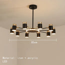 Nordic Luxury Art LED Pendant Light Chandelier Ljojo Rotating Dimmable Living Dinning Room Counter Bedroom