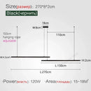 Ljojo LED Chandelier for Dining Room and Office - Nordic Minimalist Design