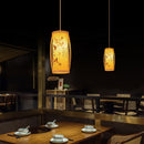 Bamboo Chandelier Chinese Style - Handcrafted Lantern for Hotel Living Room - Ljojo.