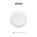 Ljojo Matte Ceramic Steak Plate, Nordic Style, Scratch Resistant, Western Food Tray
