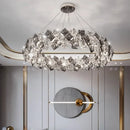 Ljojo Luxury Crystal Chandelier Pendant Light for Living Room Dining Room Ceilings